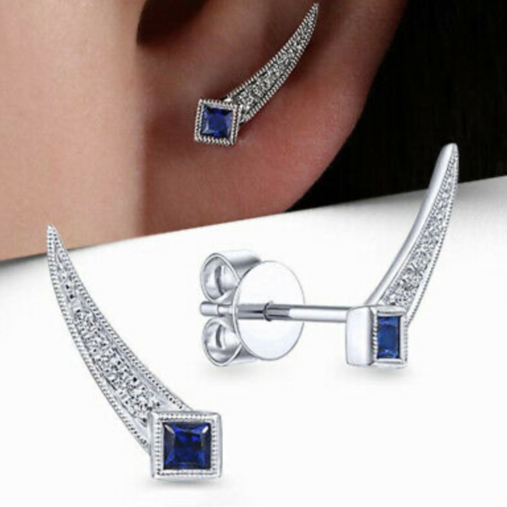 New Sterling silver unique earrings